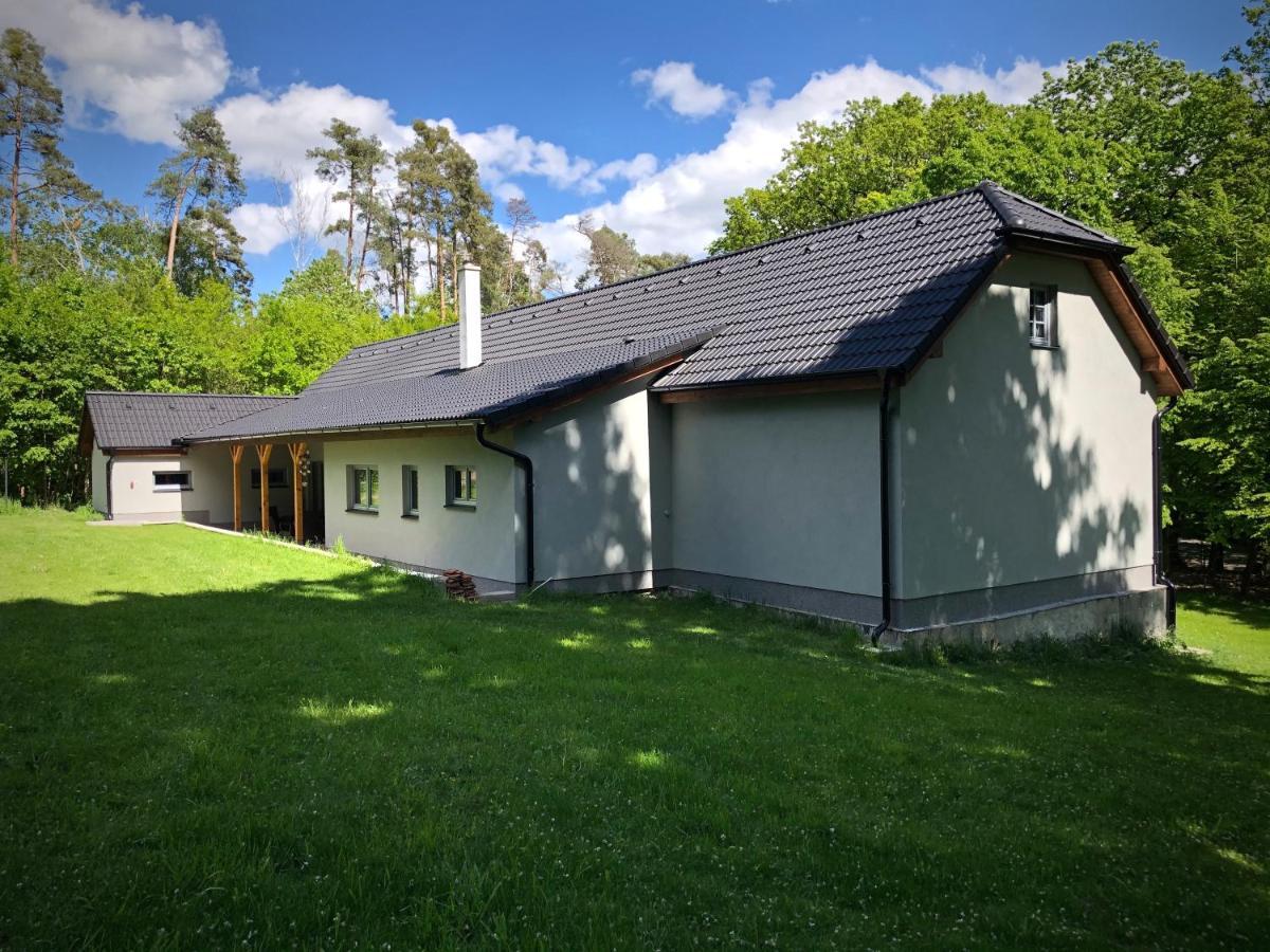 Mezonetovy Apartman S Terasou Na Samote V Lese Vlkava Buitenkant foto
