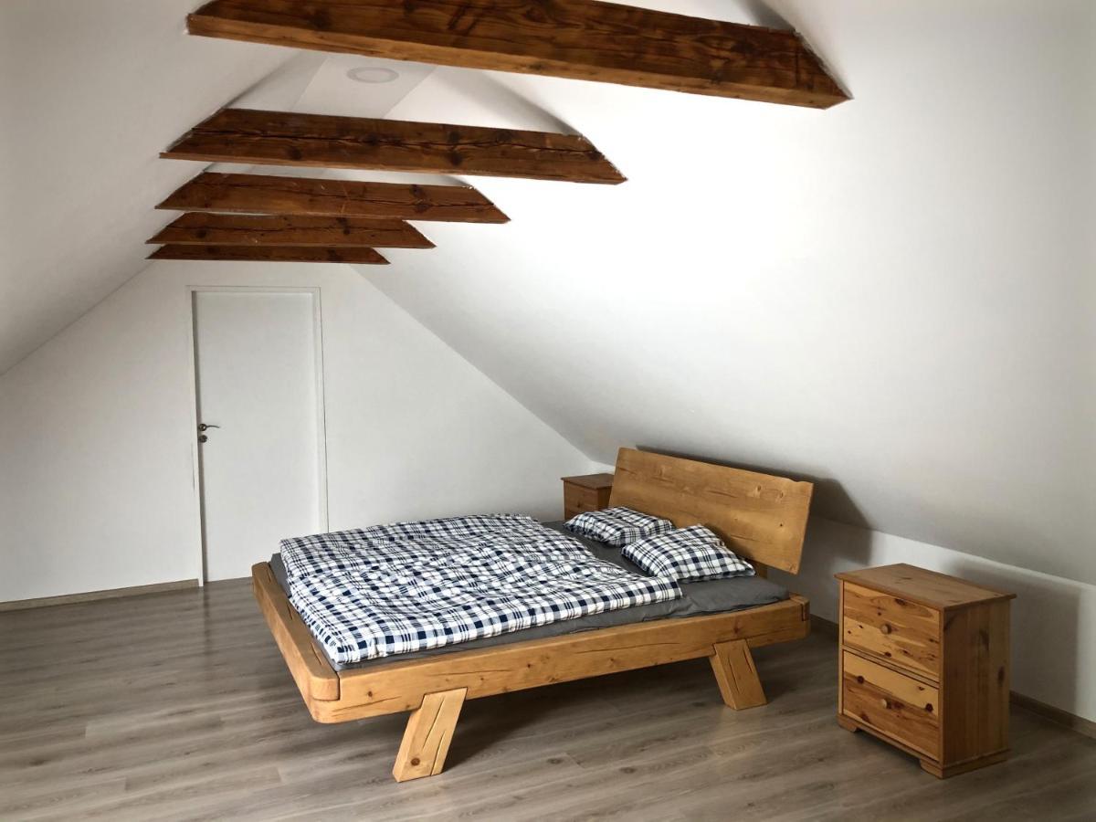 Mezonetovy Apartman S Terasou Na Samote V Lese Vlkava Buitenkant foto